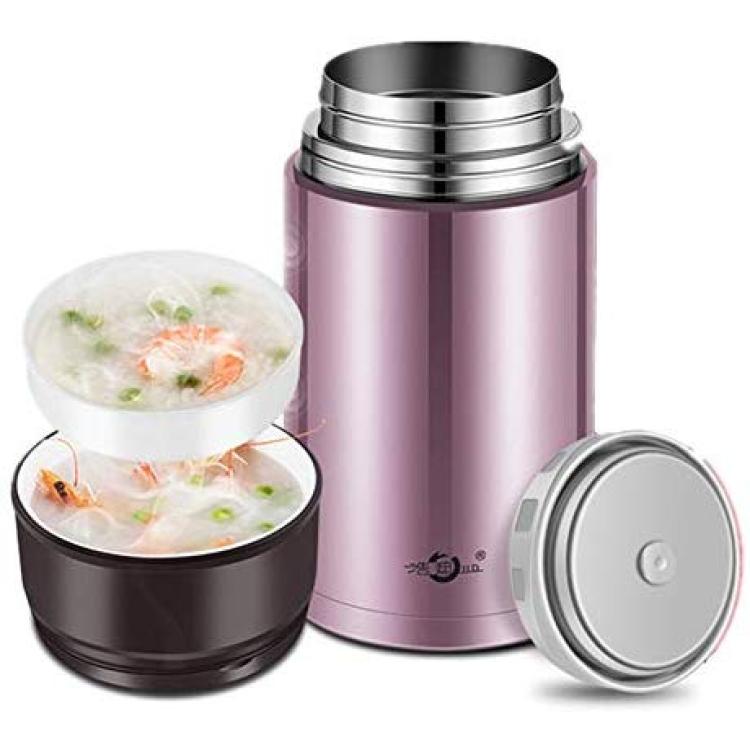 Thermos For Hot Food - 800ml Insulated Food Jar, Leak Proof Food