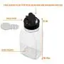 LARGE 16OZ CLEAR PLASTIC SPICE CONTAINERS BOTTLE JARS - FLAP CAP TO POUR OR SIFTER SHAKER. USED TO STORE SPICES, HERBS AND IS REFILLABLE-BPA FREE (6, black caps) LARGE 16OZ CLEAR PLASTIC SPICE CONTAINERS BOTTLE JARS - FLAP CAP TO POUR OR SIFTER SHAKER. USED TO STORE SPICES, HERBS AND IS REFILLABLE-BPA FREE (6, black caps)