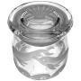 IncisoArt  Hand Etched Vibe Storage Jar Sandblasted (Sand Carved) Glass Handmade USA Custom (Dolphins Waves Sea Shell, 12.25 Ounce (362ml))