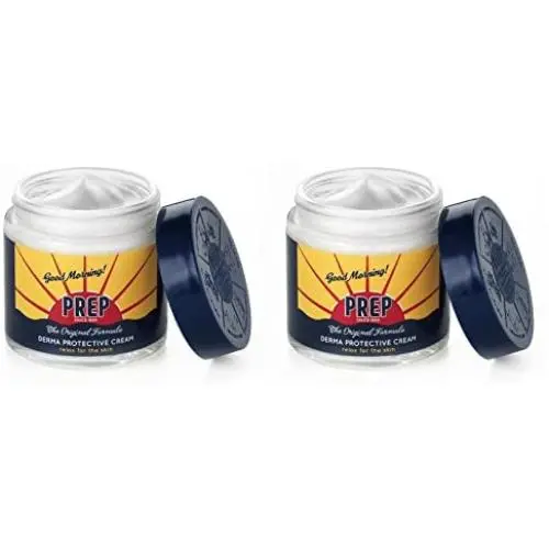 Präservativer Derma-Schutzcreme, Parabenerfrei 2,53 fl oz (75 ml) Glasbehälter (2er-Pack) [Import aus Italien]
