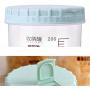 Kitchen Food Storage Jar Airtight Food Storage Kitchen Glass Jar Moisture-Proof Home Multi-Purpose Jam Bottle Cruet Storage Tank Plastic With Lid Transparent Seal, Green 700Ml