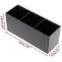 Milue Black Acrylic Makeup Brush Holder Cosmetic Organizer Case Jewelry Storage Box Milue Black Acrylic Makeup Brush Holder Cosmetic Organizer Case Jewelry Storage Box