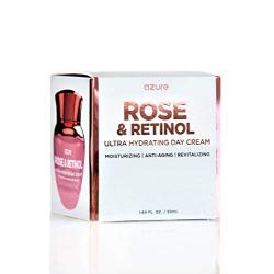 Rose & Retinol Ultra Moisturizing Day Cream - Firms & Revitalizes Skin | Restores Skin Tone | Reduces Appearance Of Wrinkles and Fine Lines - 50mL