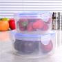 Tree House Food Storage canisters, Plastic Crisper Box Storage jar with lid Versatile Clear cans-A