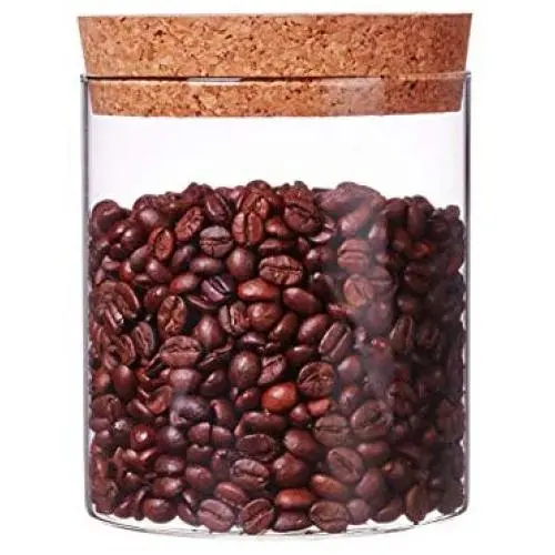 WANGLX ST Glass Storage Jar Wood Lid Food Storage Tank Good Sealing Heat-Resistant Borosilicate Glass Sealed Cans Dried Fruit Sealed Bottle WANGLX ST Glass Storage Jar Wood Lid Food Storage Tank Good Sealing Heat-Resistant Borosilicate Glass Sealed Cans Dried Fruit Sealed Bottle