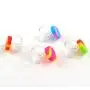 Ensemble de bocaux de rangement en verre X-Value comprenant 50 petits contenants réutilisables de 6ml avec couvercle en silicone étanche - Aléatoire. Ensemble de bocaux de rangement en verre X-Value comprenant 50 petits contenants réutilisables de 6ml avec couvercle en silicone étanche - Aléatoire.