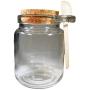 1ct. Premium 8oz Reusable Chefs Glass Spice / Salt Jar with Wooden Spoon