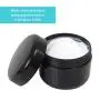 Houseables Schwarze Glasflasche für Lotion, 50 ml, 24 Stück, Kunststoff, BPA-frei, mit entfernbarer Innenmanschette und Deckel für Kosmetikproben & Cremes
