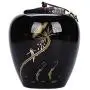 Ceramic Pottery Cereal Containers Canister Cookie Jar with Lids, Airtight Food Storage Containers Bins Large for Kitchen Pantry Organization Flour Rice Candy Bulk, 1.6L, 18x14cm (Color : Black) Ceramic Pottery Cereal Containers Canister Cookie Jar with Lids, Airtight Food Storage Containers Bins Large for Kitchen Pantry Organization Flour Rice Candy Bulk, 1.6L, 18x14cm (Color : Black)