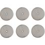 Universal Replacement Filter for French Press - 34 oz /1000 ml / 8 Cup Press (6 Pack) - Fits Most Other Coffee Presses - Includes Metal Center Ring - Filter for Coffee, Espresso & Tea Machines