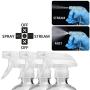Glass Spray Bottles Empty 16oz Boston Round Bottle Refillable Container for Essential Oils with Funnel Lables Cleaning Products Aromatherapy Lotions Liquid Soaps (WhiteWhite)