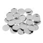 Healthcom 50 Pcs 36.5mm Empty Round Metal Tin Palette Pans Magnetic Makeup Palette Refillable Container for Cosmetic Eyeshadow Blush Lipstick Organizer Cosmetics Eyeshdow Blush Foundation Container