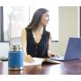 MIRA Lunch, Food Jar | Vacuum Insulated Stainless Steel Lunch Thermos with Portable Folding Spoon | 25 oz (750 ml) | Black