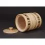 Wooden Handmade Storage Jar for Loose Products Kitchen Tools and Equipment Wooden Handmade Storage Jar for Loose Products Kitchen Tools and Equipment