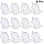 STOBOK Candy Holder Jar Transparent Plastic Unicorn Party Supplies Sugar Containers Favors Container for Wedding Birthday Party Christmas Supplies 12pcs