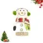 Bocal de Noël Holibanna avec Couverture en Lin et Figurines, Pot à Biscuits de Noël, Décoration de Table de Fête de Noël, Cadeaux de Noël (Bonhomme de Neige) Bocal de Noël Holibanna avec Couverture en Lin et Figurines, Pot à Biscuits de Noël, Décoration de Table de Fête de Noël, Cadeaux de Noël (Bonhomme de Neige)