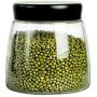 Materials Storage Box Kitchen, Wide Mouth Easy To Clean Storage Tank DIY Crafts Jar Food Storage Container Protect Food (Size : 900ml)
