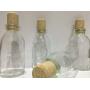 Glass Bottle Cork (4.8 cm x 13 cm tall) set of 4