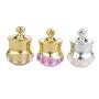 3PCS 5ml/5g Crown Crystal Acrylic Empty Refillable Bottle Cosmetic Container Portable Jars Holder Pot Storage Sample Packing with Liners Screw Cap for Cream Lotion Lip Balm Ointments
