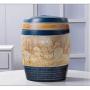 HIZLJJ Ceramic Food Storage Jar with Airtight Seal Lid - Modern Design Ceramic Kitchen Canister for Serving Tea, Coffee, Spice, Sugar, Salt and More