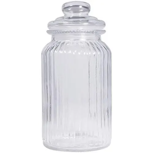 Rayher 46165000 Glass Storage Jar Ribbed ? 11 cm Diameter Rayher 46165000 Glass Storage Jar Ribbed ? 11 cm Diameter