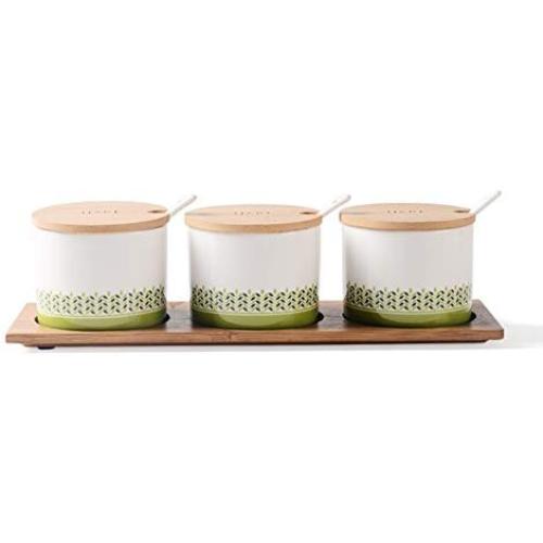 Simple ceramic Han home storage oil Spice jar seasonning box-A
