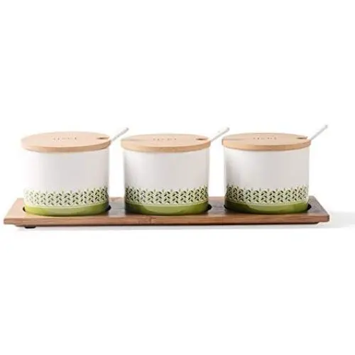 Simple ceramic Han home storage oil Spice jar seasonning box-A Simple ceramic Han home storage oil Spice jar seasonning box-A