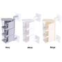 Fdit 3 Jars Spice Rack Seasoning Storage Box Wall-Mounted Paste Condiment Set Salt Spice Jars Container Cooking Tool Kitchen Accessories 360 Degree Rotating(Beige)