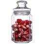 Bocal de rangement en verre avec couvercle, contenants transparents ronds, bocal Mason polyvalent - E 510 ml Bocal de rangement en verre avec couvercle, contenants transparents ronds, bocal Mason polyvalent - E 510 ml