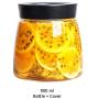 Mason Jars Canning Glass Jars Glass Smoothies Jars with Lids for Drinking and Storage Reusable Container for Juice Milk Bulk Food Coffee (Size : 900ml)