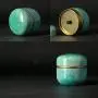 Multifunction Chinese Style Tea Caddies Round Metal Tea Box With Lid Tea Jar Mini Storage Boxes Caddy Coffee Powder Cans,4