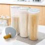 Alician Kitchen Food Storage Jar Noodles Grain Storage Tank Box Container Light Blue Kitchen Supplies