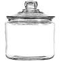 Anchor Hocking | 3-Quart | Heritage Hill Jar w/Lid | bundle with Anchor Hocking | Glass Heritage Jar | 1- Gallon |