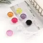 LANGWAY 0,1 oz (3g) Mehrfarbige Kleine Kunststoffbehälter mit Deckeln | Mini Leere Lotionbehälter – für Reise-Cremesamples, Lippenbalsam & BPA-frei (Pack von 42, Pink)
