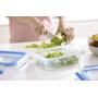 Boîtes de Rangement Alimentaire Tefal Master Seal Fresh, Rectangulaires, Transparents/Bleues, 0,25 Litre Boîtes de Rangement Alimentaire Tefal Master Seal Fresh, Rectangulaires, Transparents/Bleues, 0,25 Litre