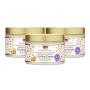 African Pride Moisture Miracle Shea Butter & Flaxseed Oil Curling Cream (3 Pack) - Shapes, Hydrates & Adds Shine to Natural Coils & Curls, Moisturizes & Defines, 12 oz