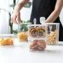 Boîte de Rangement en Plastique Scellée, Transparent, Pot pour Fruits Secs, Récipient pour Biscuits, Organisateur Scandinave Peinture Design Itme A Boîte de Rangement en Plastique Scellée, Transparent, Pot pour Fruits Secs, Récipient pour Biscuits, Organisateur Scandinave Peinture Design Itme A