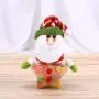 Artibetter Weihnachts-Konfektglas, Christkindl-Geschenkelösung mit Weihnachtself Figur, Sternförmige Weihnachts-Lebensmittellockerung für Kekse