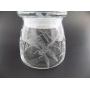 IncisoArt Hand Etched Vibe Storage Jar Sandblasted (Sand Carved) Glass Handmade USA Custom (12.25 Ounce (362ml), Dragonfly Grass)