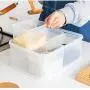 Large-capacity plastic sealed box, compartmentalized crisper box, with lid fruit box, multigrain grain kitchen storage box Large-capacity plastic sealed box, compartmentalized crisper box, with lid fruit box, multigrain grain kitchen storage box