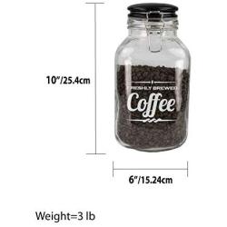 Home Basics GJ44588 B01A7OFF44, Coffee, Clear