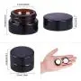 BENECREAT 10 Pack 5g Round Amber Glass Cream Jars Cosmetic Glass Jars with Leak-Proof Gasket for Lotion, Cream and Other Beauty Product BENECREAT 10 Pack 5g Round Amber Glass Cream Jars Cosmetic Glass Jars with Leak-Proof Gasket for Lotion, Cream and Other Beauty Product