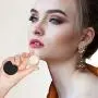 ZEJIA 20 Stück Kosmetikbehälter, Mini-Glasflaschen mit Deckeln, für Lippenpflege, Cremes, Make-up, Kosmetik, Proben (Schwarz)