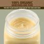 USDA Certified Organic Shea Butter: Highest Quality Unrefined Rare Nilotica, Certified Fair-Trade - Nourishes, Replenishes and Protects Skin and Hair - 8oz