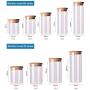 Glass Storage Bottles Food Canister For Kitchen Containers Jar With Lid Box Spice Tea Vacuum Caps Sugar Bowl Container,65X120Mm