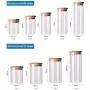 Glass Storage Bottles Food Canister For Kitchen Containers Jar With Lid Box Spice Tea Vacuum Caps Sugar Bowl Container,65X120Mm Glass Storage Bottles Food Canister For Kitchen Containers Jar With Lid Box Spice Tea Vacuum Caps Sugar Bowl Container,65X120Mm