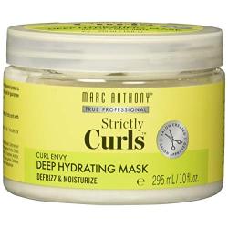 Marc Anthony Strictly Curls Deep Hydrating Mask 10 Ounce Tub, Deep Hydration Treatment for Curly Hair