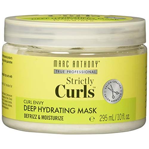Marc Anthony Strictly Curls Deep Hydrating Mask 10 Ounce Tub, Deep Hydration Treatment for Curly Hair