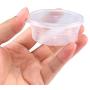 Pukido 24 pcs Slime Storage Container Reusable Plastic Storage Jars with Lids for Glue/Water/Cosmetic/Plasticine