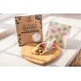 Reusable Beeswax Food Wraps | Assorted 4 Pack - S, M & L (Includes XL Bread Wrap) Reusable Organic Eco Friendly Natural Storage Alternative to Plastic. Wax wraps with Jojoba Oil | Kiwi & Watermelon Reusable Beeswax Food Wraps | Assorted 4 Pack - S, M & L (Includes XL Bread Wrap) Reusable Organic Eco Friendly Natural Storage Alternative to Plastic. Wax wraps with Jojoba Oil | Kiwi & Watermelon